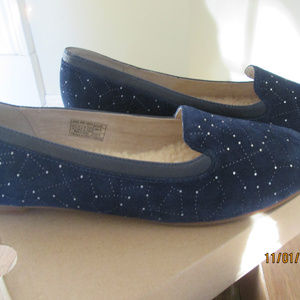 UGG Bentlie Constellation Navy w/Crystals Flats 10